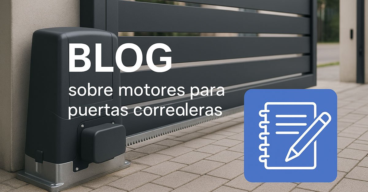 blog de motores para puertas correderas