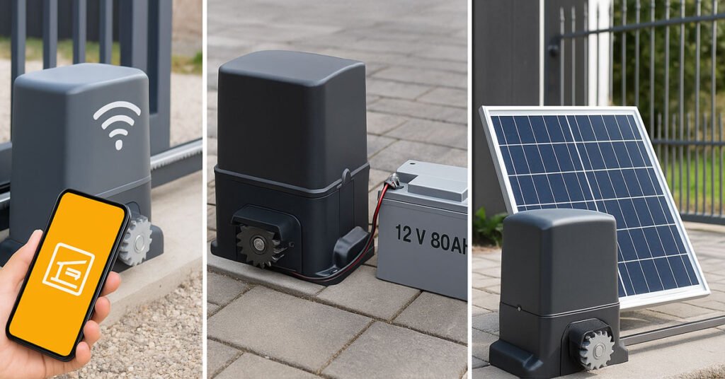 Motores para puertas correderas con tecnolgía nueva