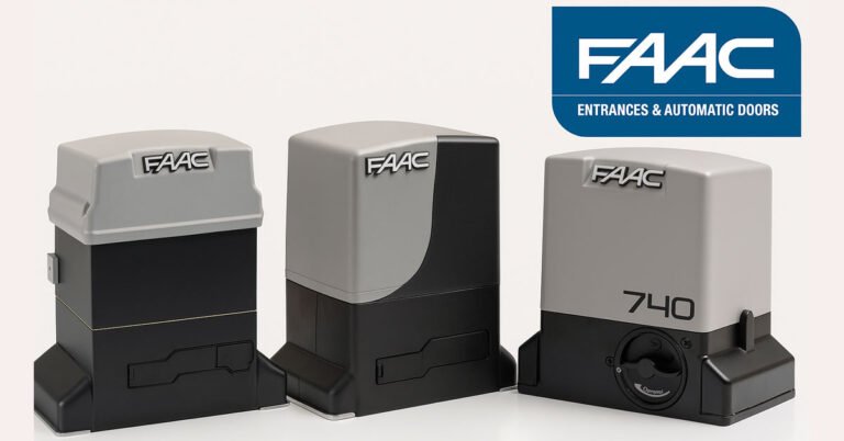 Motores FAAC para Puertas Correderas | Modelos Industriales y Precios