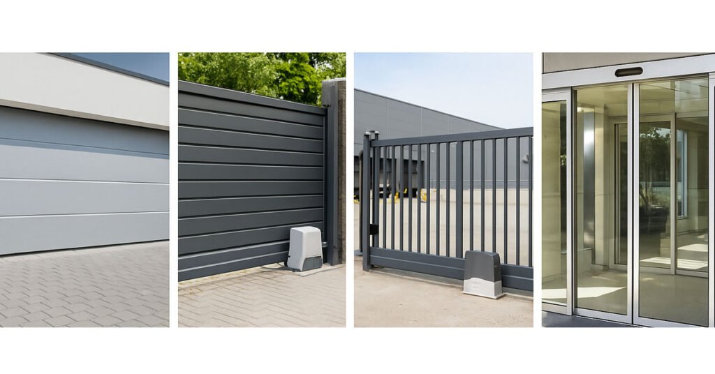 Tipos de motores para puertas correderas por uso