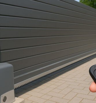 automatización de puertas correderas.
